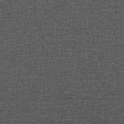 Testiera imbottita Grigio scuro 200 cm Pino massello