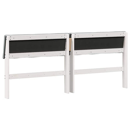 Testiera imbottita Grigio chiaro 200 cm Pino massello