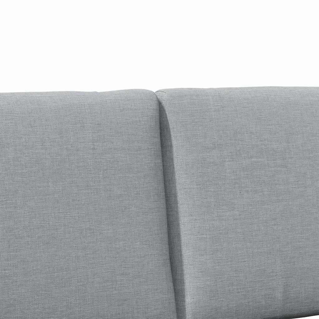 Testiera imbottita Grigio chiaro 180 cm Pino massello