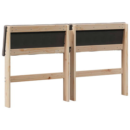 Testiera imbottita Talpa 140 cm Pino massello