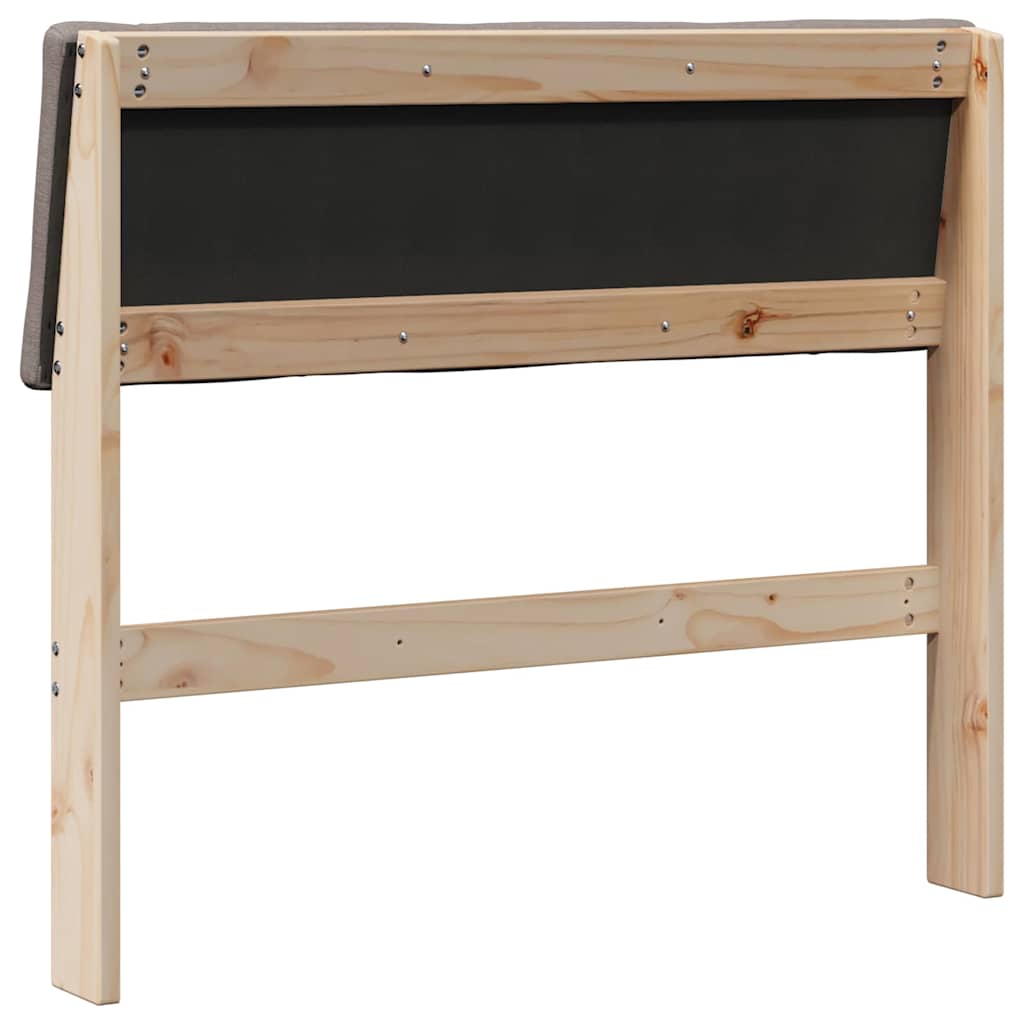 Testiera imbottita Talpa 90 cm Pino massello