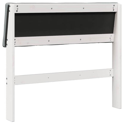 Testiera imbottita Grigio chiaro 90 cm Pino massello