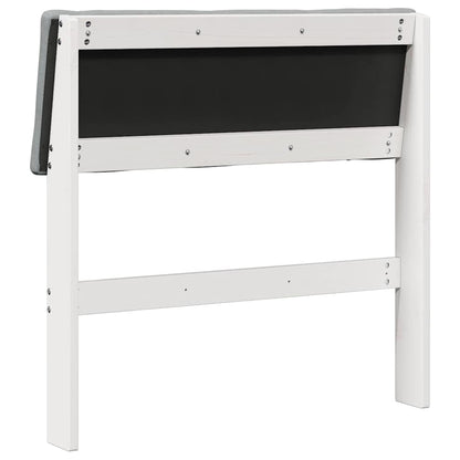 Testiera imbottita Grigio chiaro 80 cm Pino massello