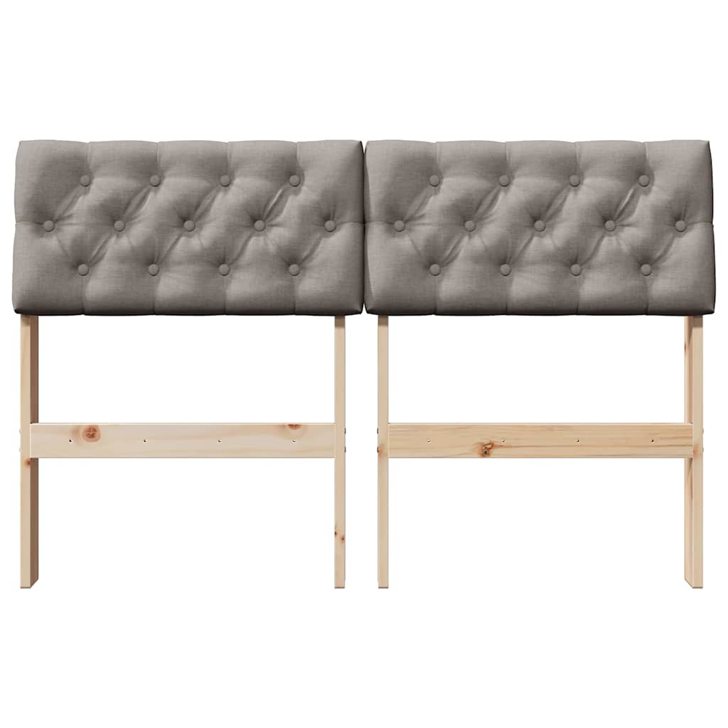 Testiera imbottita Talpa 120 cm Pino massello