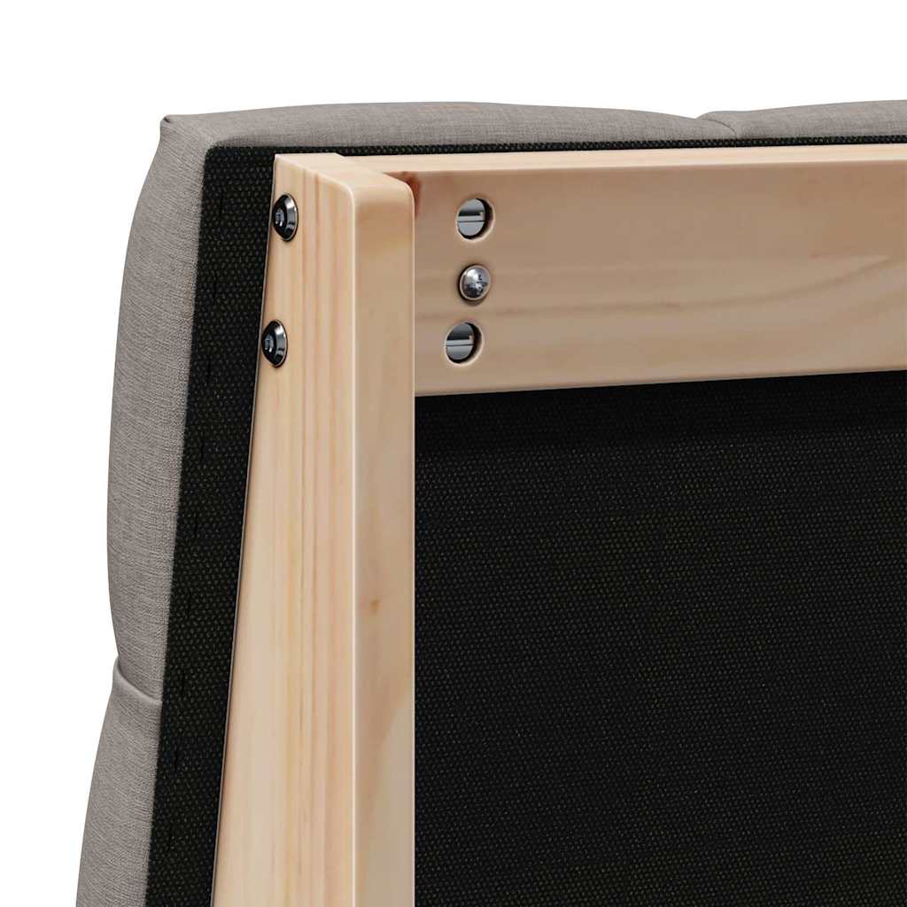 Testiera imbottita Talpa 90 cm Pino massello