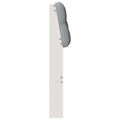 Testiera imbottita Grigio chiaro 80 cm Pino massello