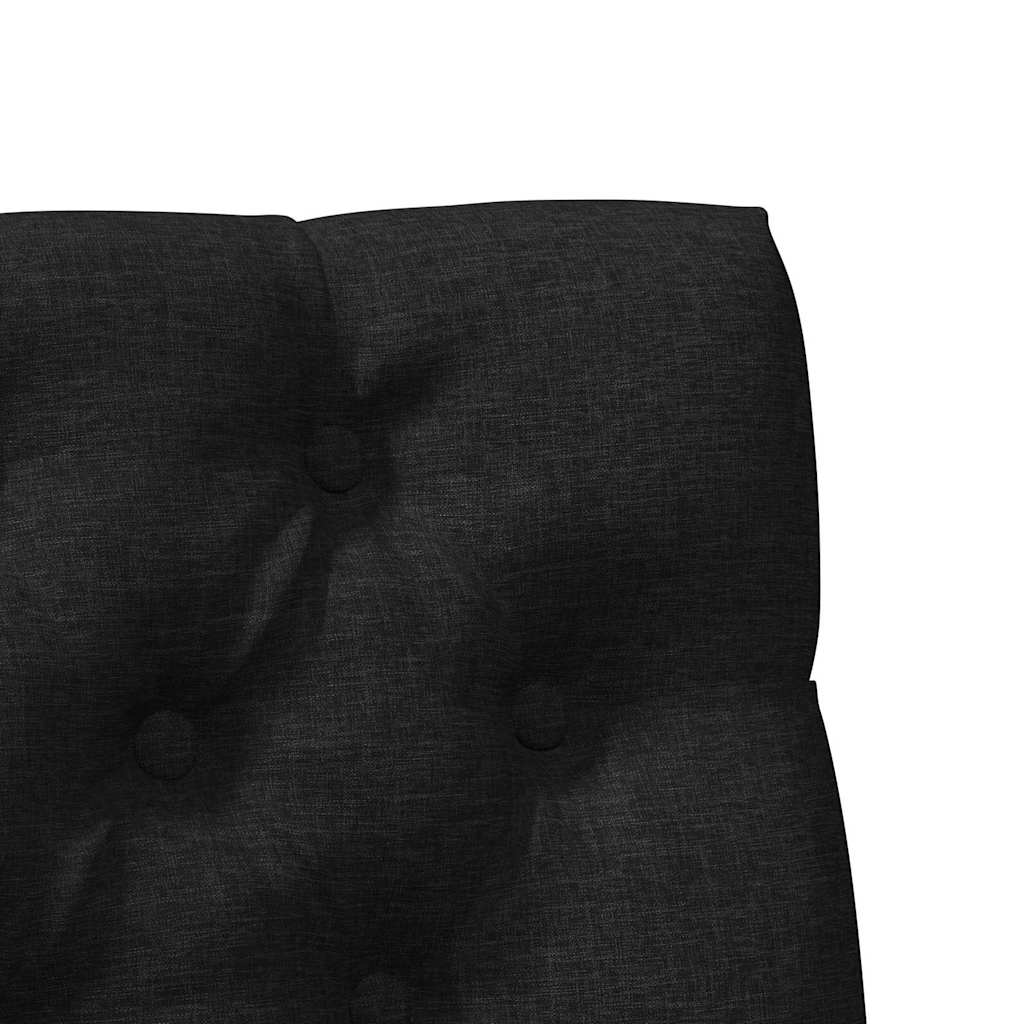 Testiera imbottita Nero 75 cm Pino massello