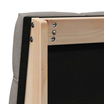 Testiera imbottita Talpa 75 cm Pino massello