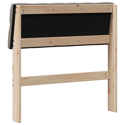 Testiera imbottita Talpa 75 cm Pino massello