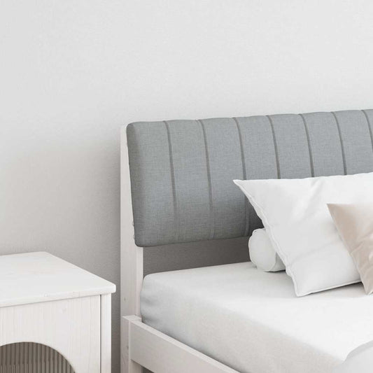 Testiera imbottita Grigio chiaro 200 cm Pino massello