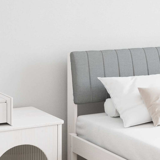 Testiera imbottita Grigio chiaro 180 cm Pino massello