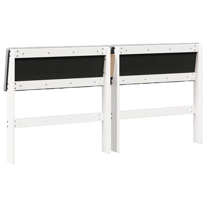 Testiera imbottita Grigio chiaro 160 cm Pino massello