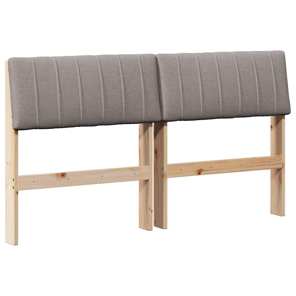 Testiera imbottita Talpa 140 cm Pino massello