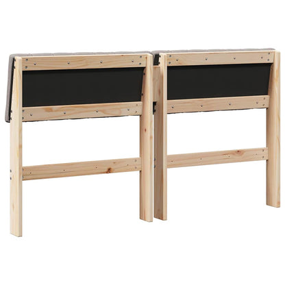 Testiera imbottita Talpa 140 cm Pino massello