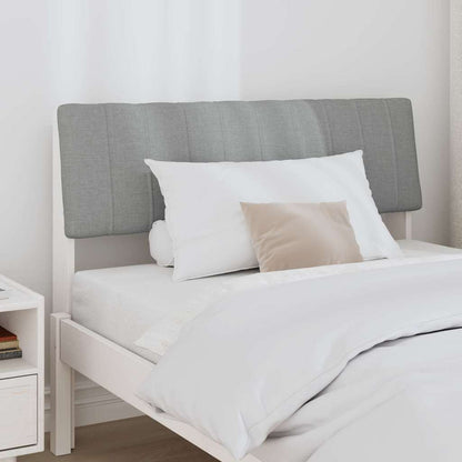 Testiera imbottita Grigio chiaro 100 cm Pino massello