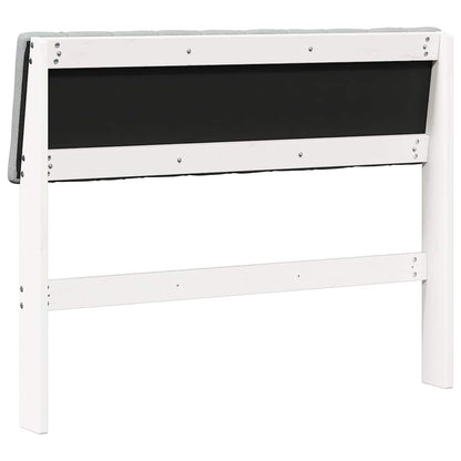 Testiera imbottita Grigio chiaro 100 cm Pino massello