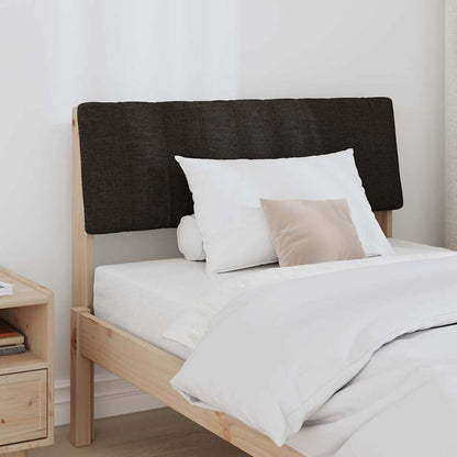 Testiera imbottita Nero 90 cm Pino massello