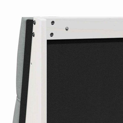 Testiera imbottita Grigio chiaro 180 cm Pino massello