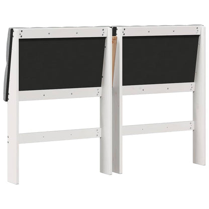 Testiera imbottita Grigio chiaro 160 cm Pino massello