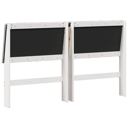 Testiera imbottita Grigio chiaro 150 cm Pino massello