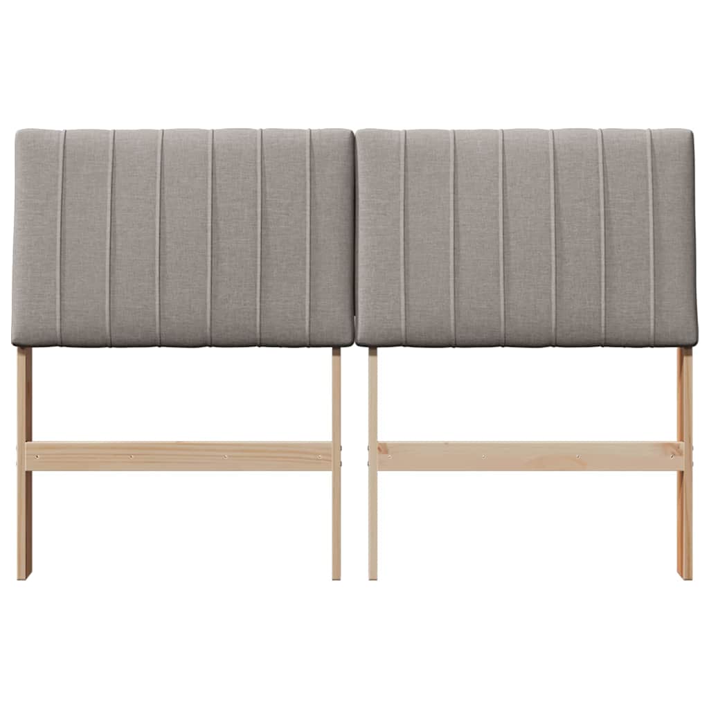 Testiera imbottita Talpa 140 cm Pino massello