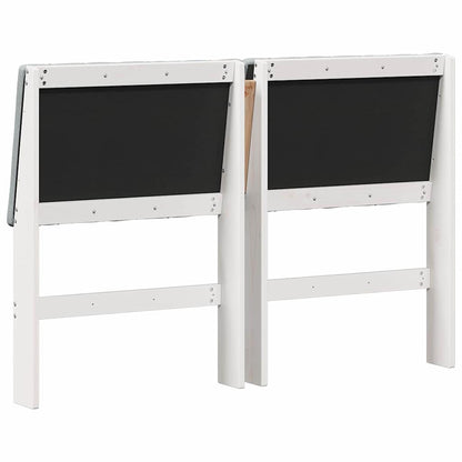 Testiera imbottita Grigio chiaro 140 cm Pino massello