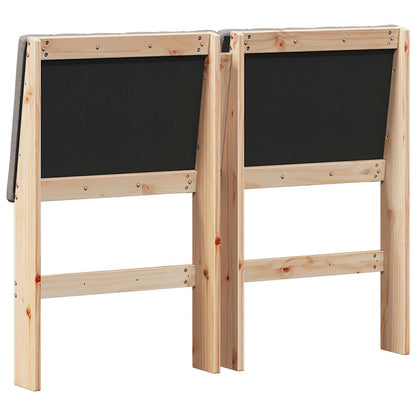 Testiera imbottita Talpa 120 cm Pino massello