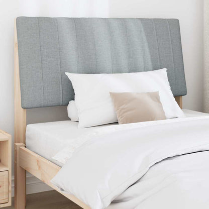 Testiera imbottita Grigio chiaro 100 cm Pino massello