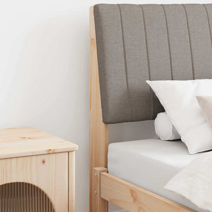 Testiera imbottita Talpa 90 cm Pino massello