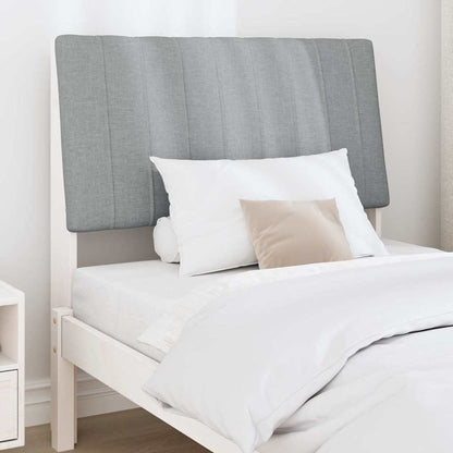 Testiera imbottita Grigio chiaro 90 cm Pino massello