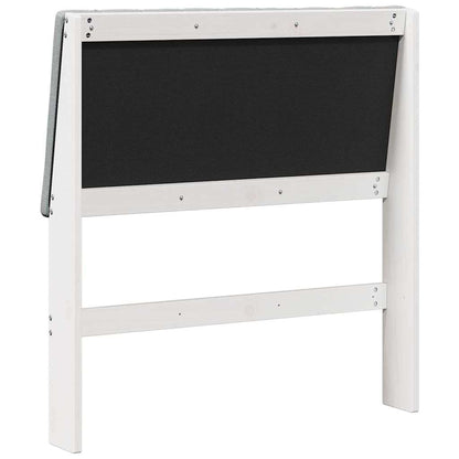 Testiera imbottita Grigio chiaro 90 cm Pino massello