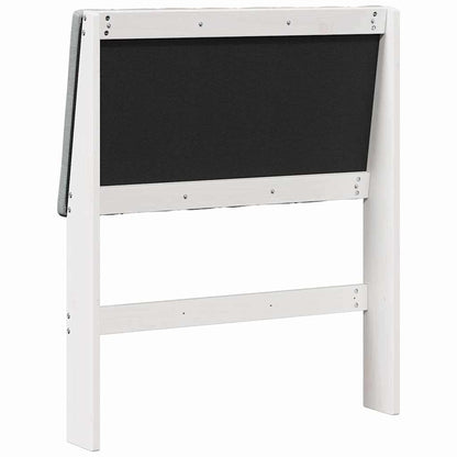 Testiera imbottita Grigio chiaro 80 cm Pino massello