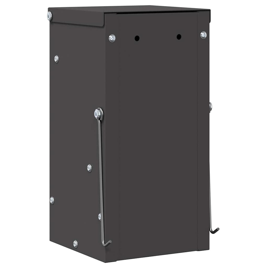 Mangiatore per conigli Nero 12,5 x 12,5 x 25 cm