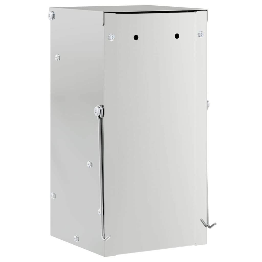 Mangiatore per conigli Argento 12,5 x 12,5 x 25 cm