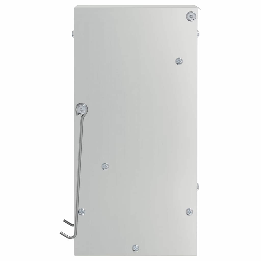 Mangiatore per conigli Argento 12,5 x 12,5 x 25 cm