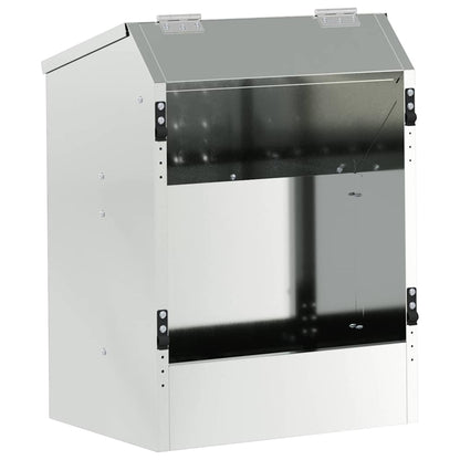 Mangiatore per conigli Argento 64.5 x 25.5 x 45.5 cm