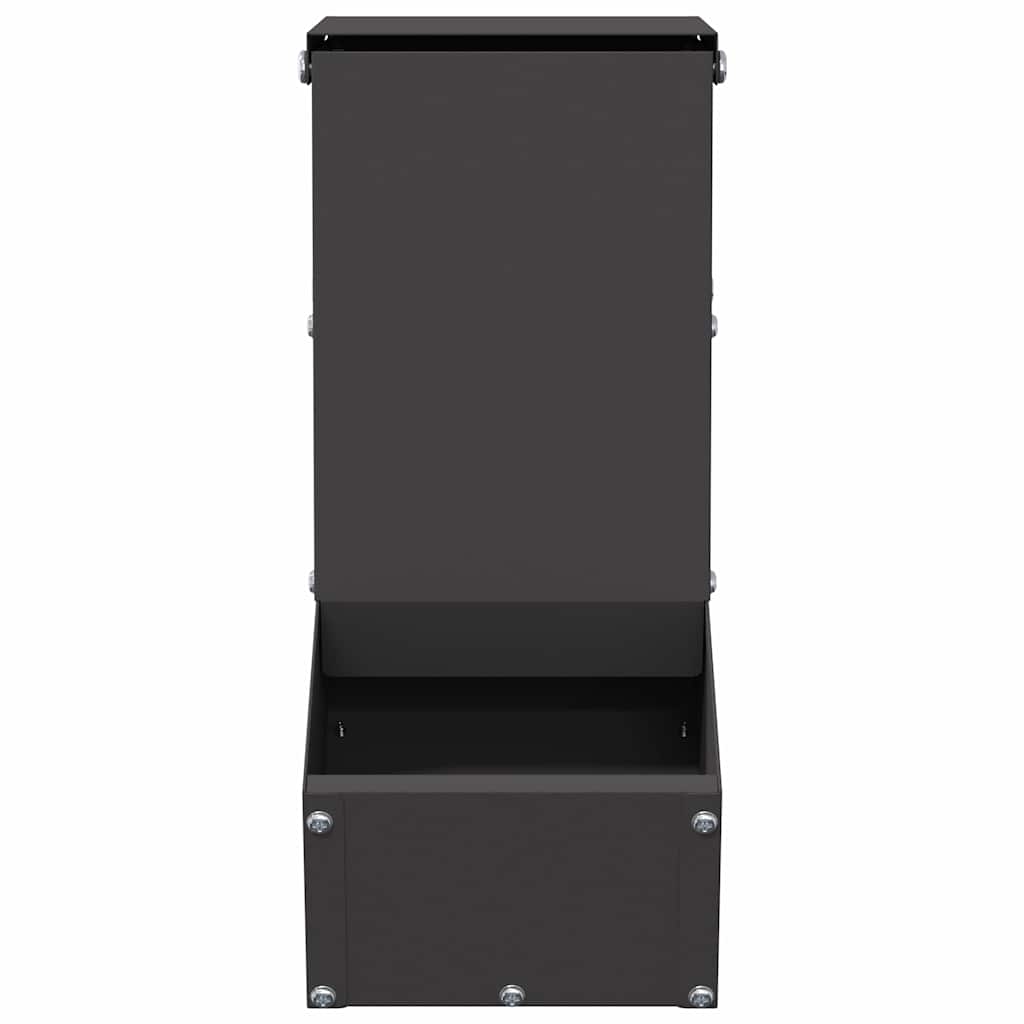 Mangiatore per conigli Nero 17.5 x 26 x 28.5 cm