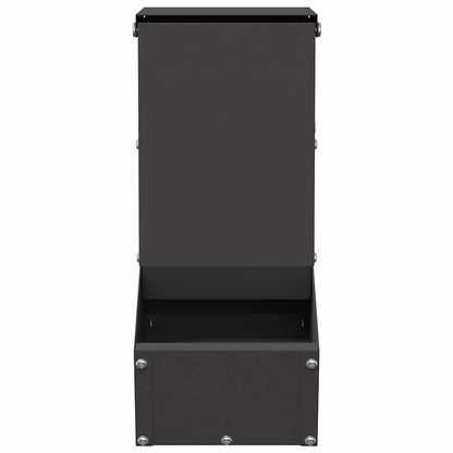 Mangiatore per conigli Nero 17.5 x 26 x 28.5 cm