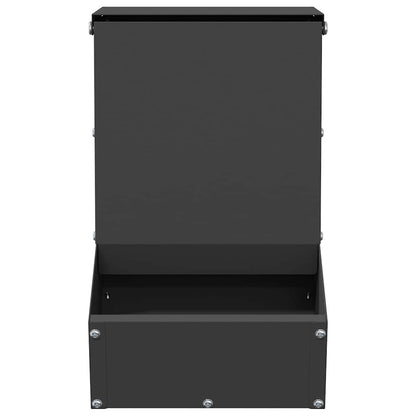 Mangiatore per conigli Nero 17.5 x 26 x 28.5 cm