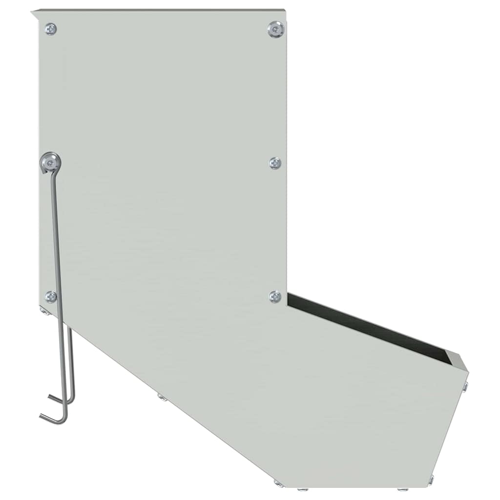 Mangiatore per conigli Argento 17.5 x 26 x 28.5 cm