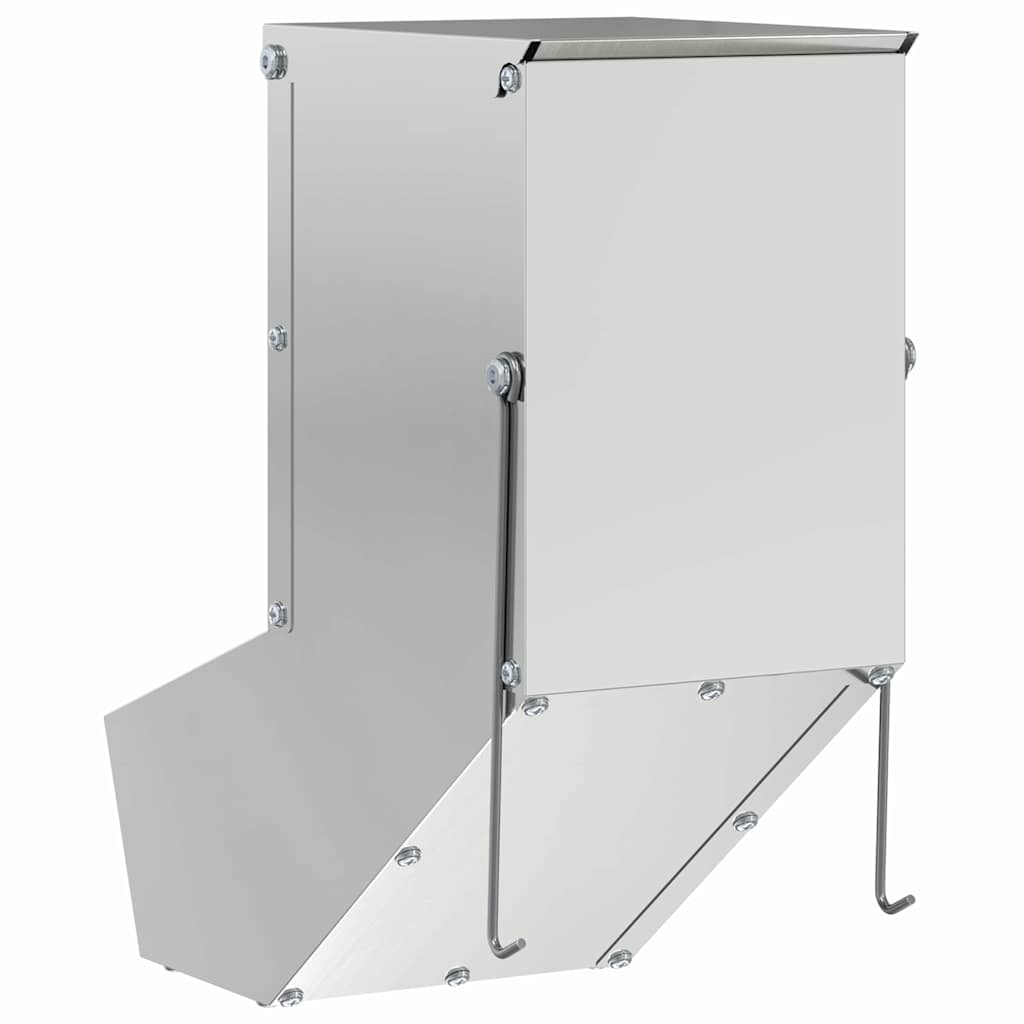 Mangiatore per conigli Argento 12,5 x 26 x 28,5 cm