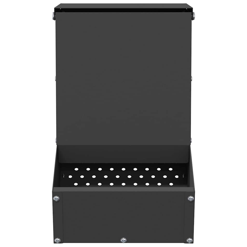 Mangiatore per conigli Nero 17,5 x 26 x 28,5 cm
