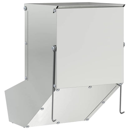 Mangiatore per conigli Argento 17,5 x 26 x 28,5 cm