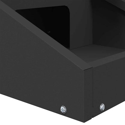 Mangiatore per cervi Nero 28 x 30 x 80 cm