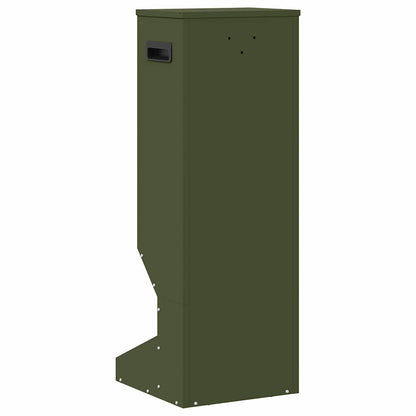 Mangiatore per cervi Verde oliva 28 x 30 x 80 cm