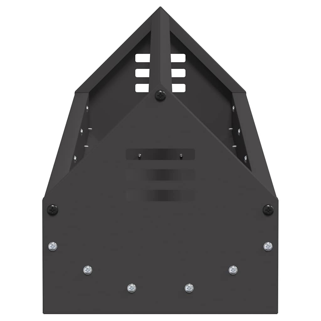 Mangiatoia per polli Nero 108 x 20,5 x 20 cm