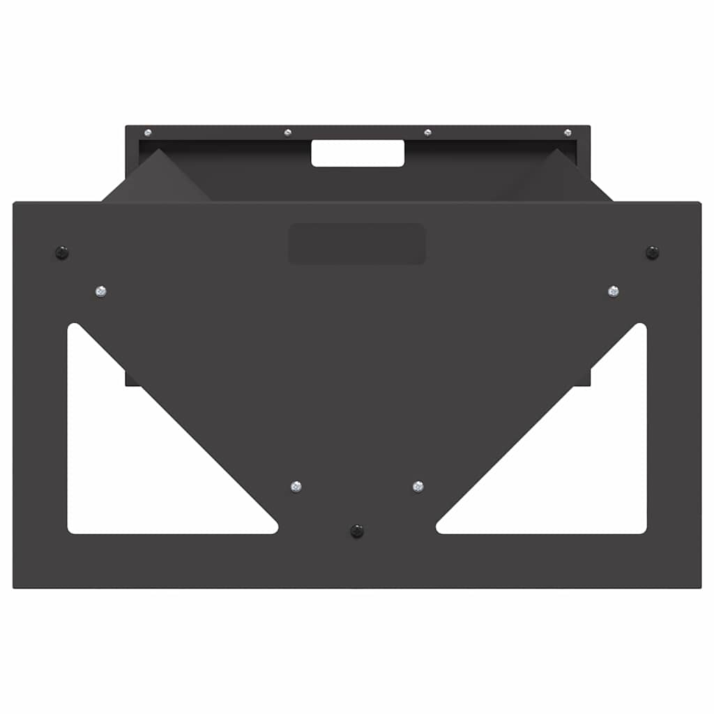 Abbeveratoio per bestiame Nero 108 x 50 x 28 cm