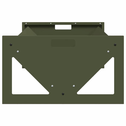 Abbeveratoio per bestiame Verde oliva 108 x 50 x 28 cm