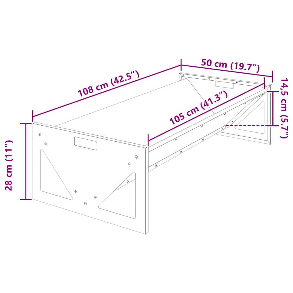 Abbeveratoio per bestiame Verde oliva 108 x 50 x 28 cm | homemem39