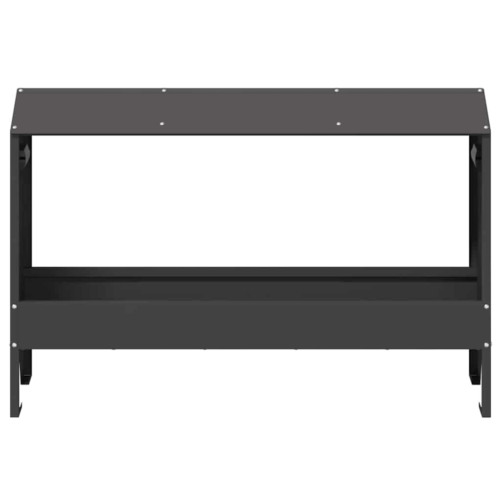 Mangiatoia per polli Nero 81 x 32 x 53,5 cm